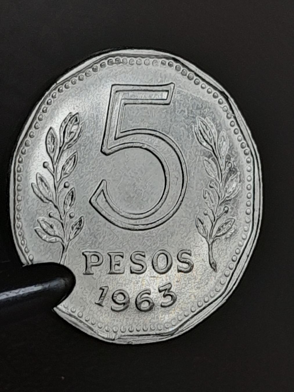 Tutti le monete: 5 Pesos 1963 Argentinien  – Usato da Basel venduto da Basel_20 5