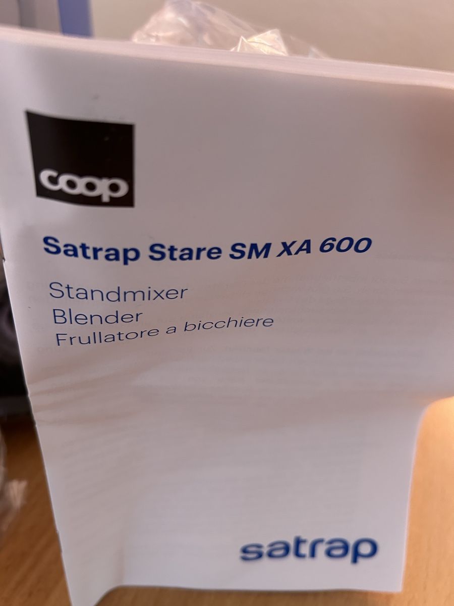 Coop Appareils de cuisine: Blender satrap xa 600 – Neuf avec emballage d'origine à Yvonand par Trojkarouge 2