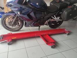 Chariot de transport  moto avec béquille lat.