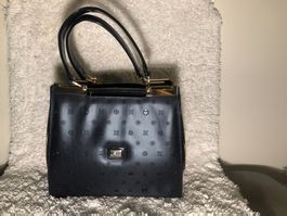 Wunderschöne Damen Handtasche, blau, Matmazel