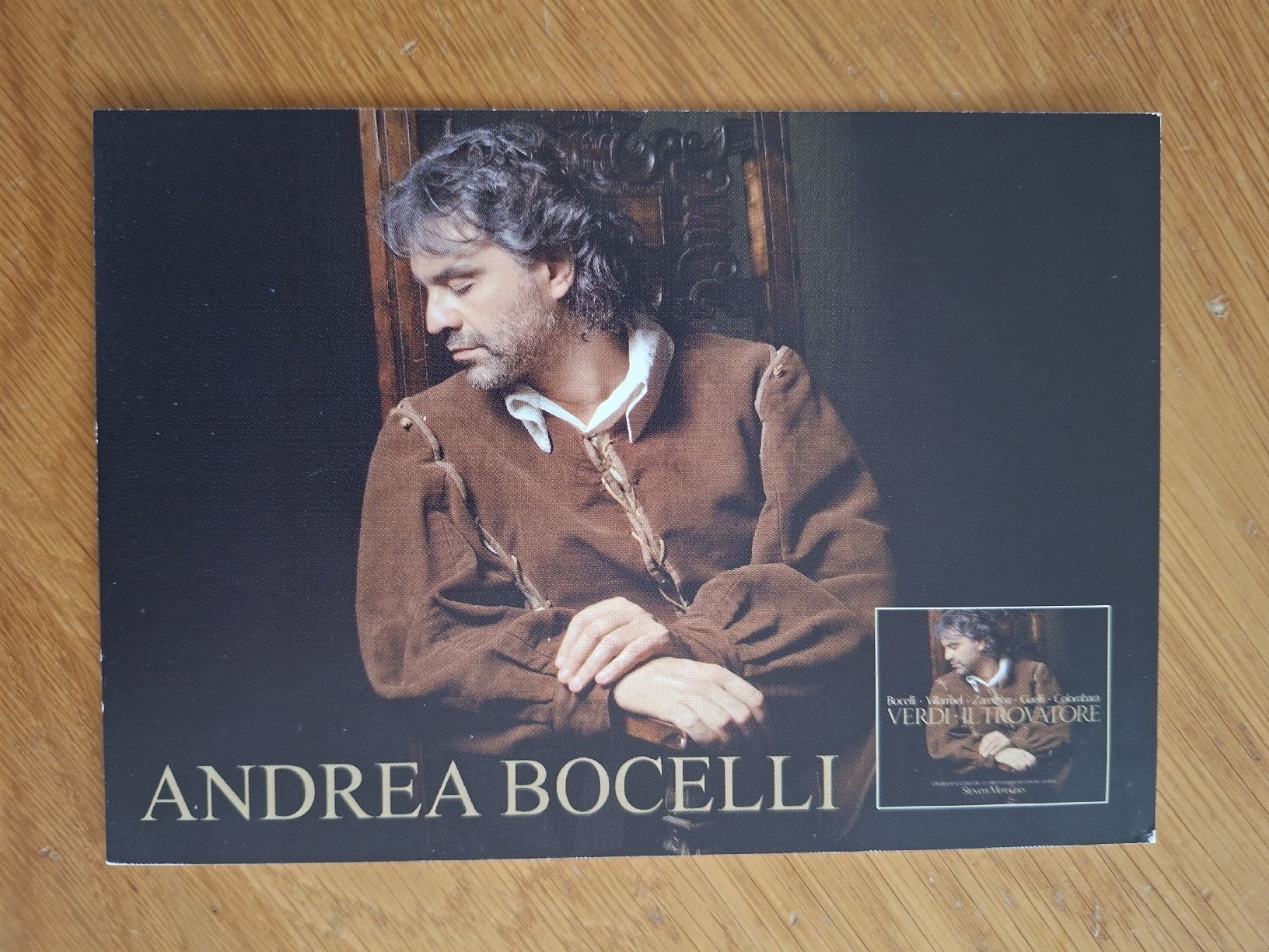 Autografi: Andrea Bocelli Autogrammkarte original – Usato da Thun venduto da wuschu 1