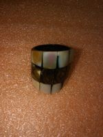 RING KUSTSTOFF MIT PERLMUTT