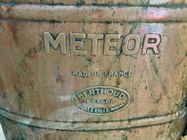 Ancienne sulfateuse Berthoud “Meteor” en cuivre, vintage