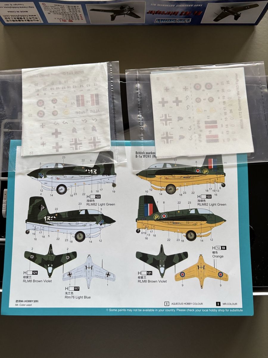Kit di modellismo & Modellini statici: Messerschmitt Me 163 Interceptor Hobby Boss 1/72 – Nuovo e nell'imballaggio originale da Kloten venduto da CalcioNMore 2