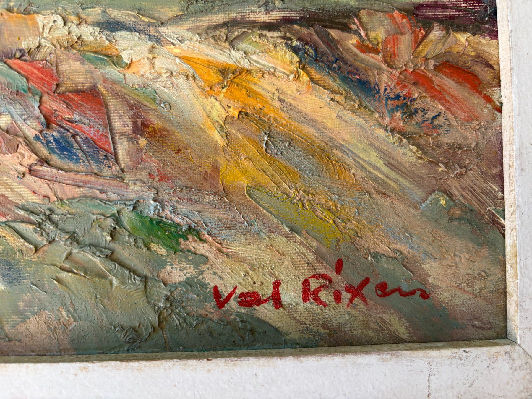 Dipinti: Ölgemälde "Häusergruppe in Calvi" von val Rixen – Usato da Schaffhausen venduto da mar_dg95 3