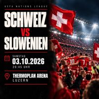 SCHWEIZ vs. SLOWENIEN TICKETS SEKTOR B2 (ERWACHSENE) LUZERN