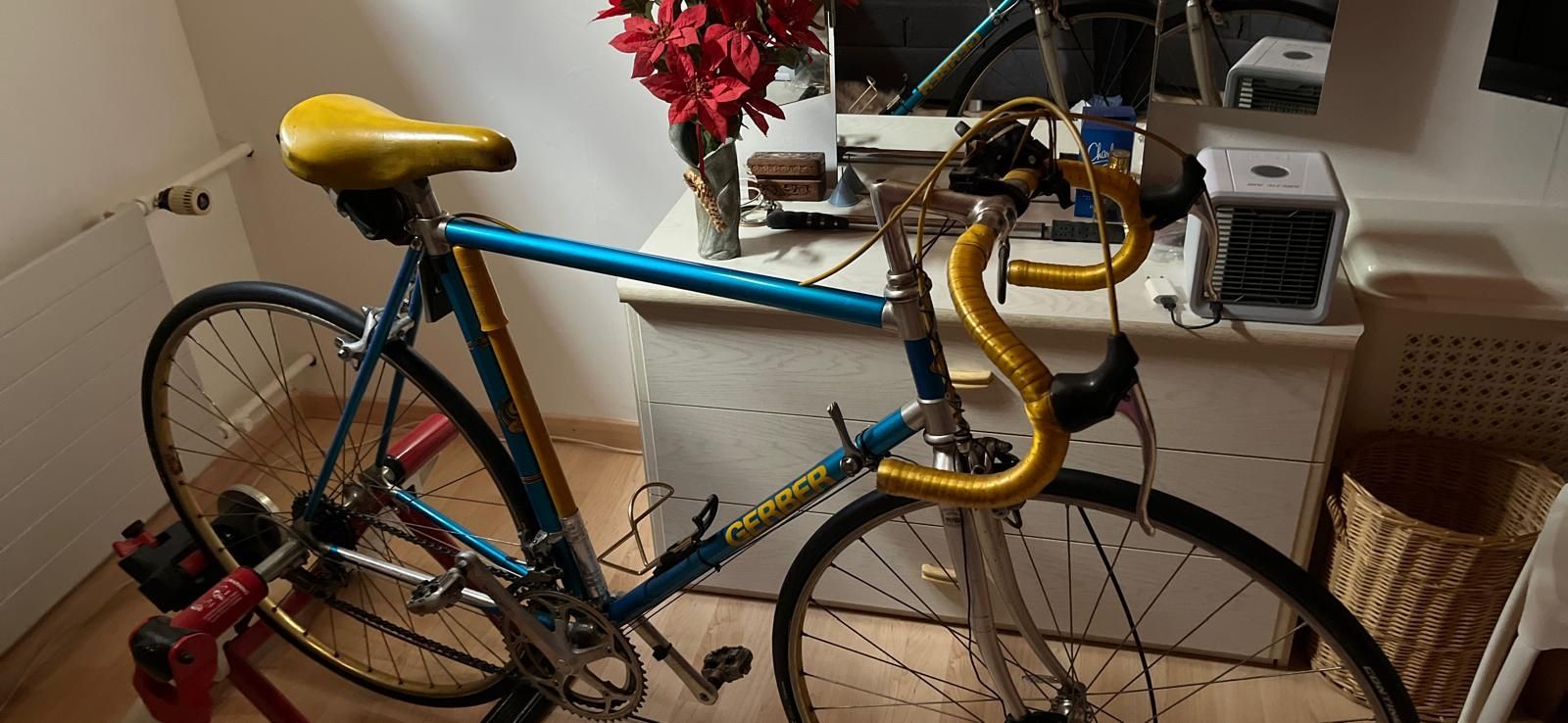 Velos: Vintage Renn Velo mit trainingwalze – Gebraucht aus Safenwil von mme_md5k 1