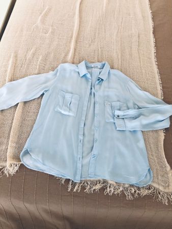 Calvin Klein Hemd hellblau, Grösse S, Sommerlich leicht!