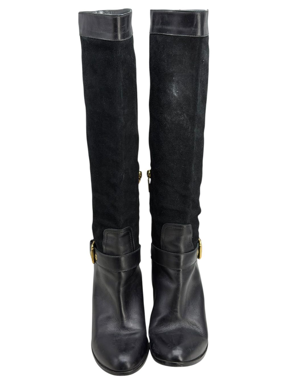 Navyboot Scarpe da donna: Bottes Navyboot cuir et daim noir. Pointure 40 – Usato da Cossonay-Ville venduto da PatineDuTemps 3