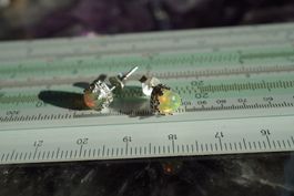 Opal Herz      Ohrstecker 6mm Silber Sehr Schön Kein FAKE