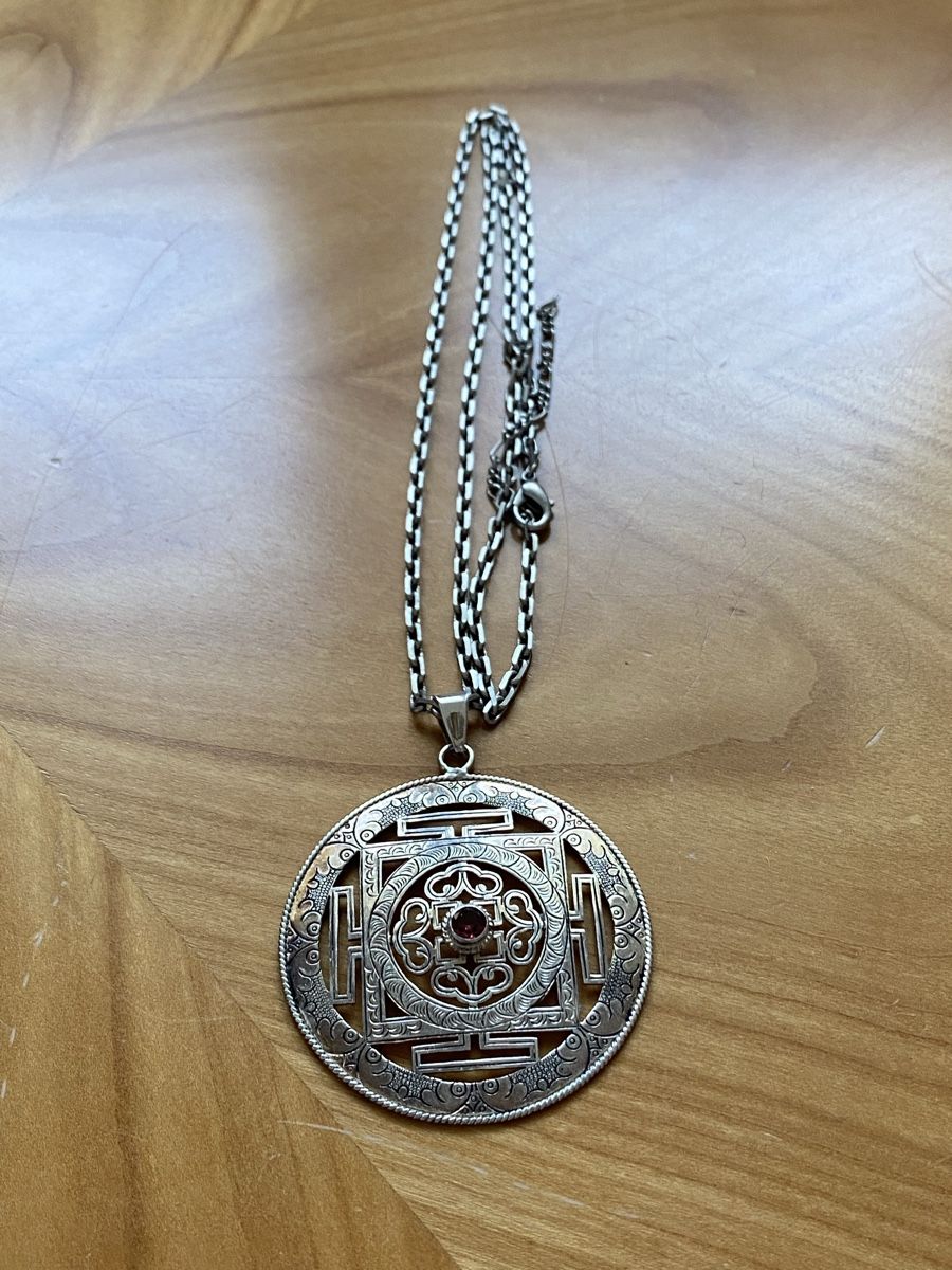 Anhänger: Schmuckanhänger mit Halskette 800 Silber – Gebraucht aus Birr von Vintage-Liebhaber 3