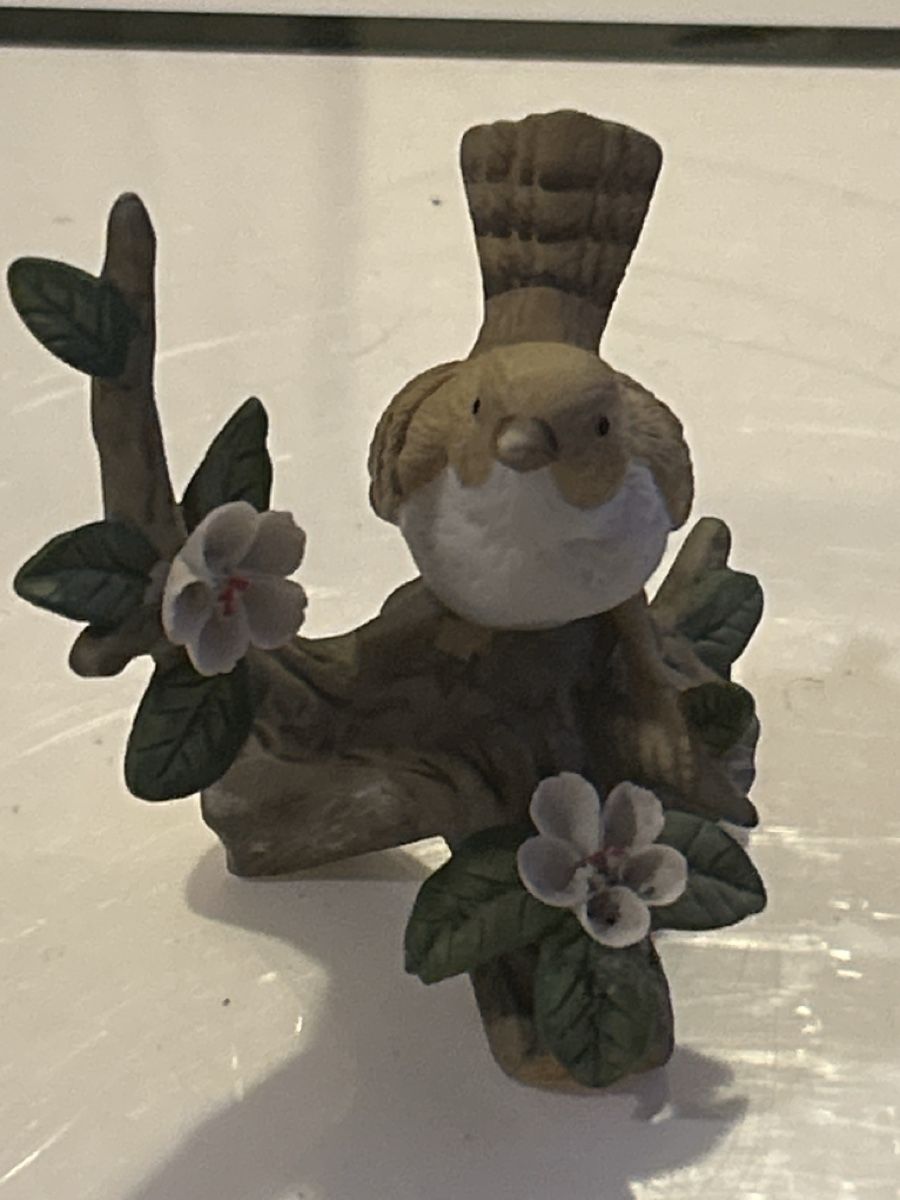 Statuette: Vogel auf Ast Figur (S9) – Usato da Neuenhof venduto da SchnaeppliAllerlei