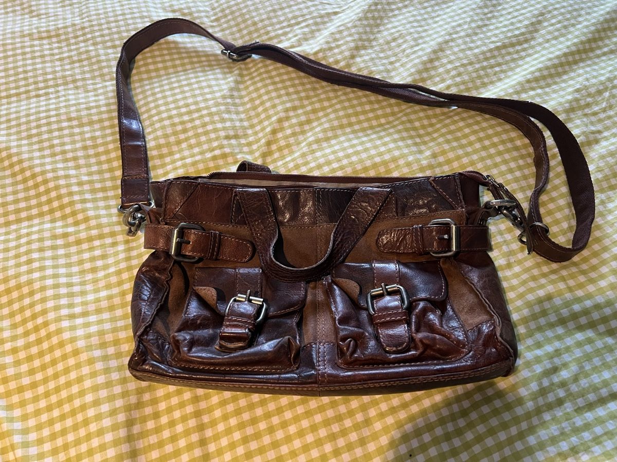 Taschen für Damen: Authentic Leather handbag brown  – Gebraucht aus Horgen von CarmenRL