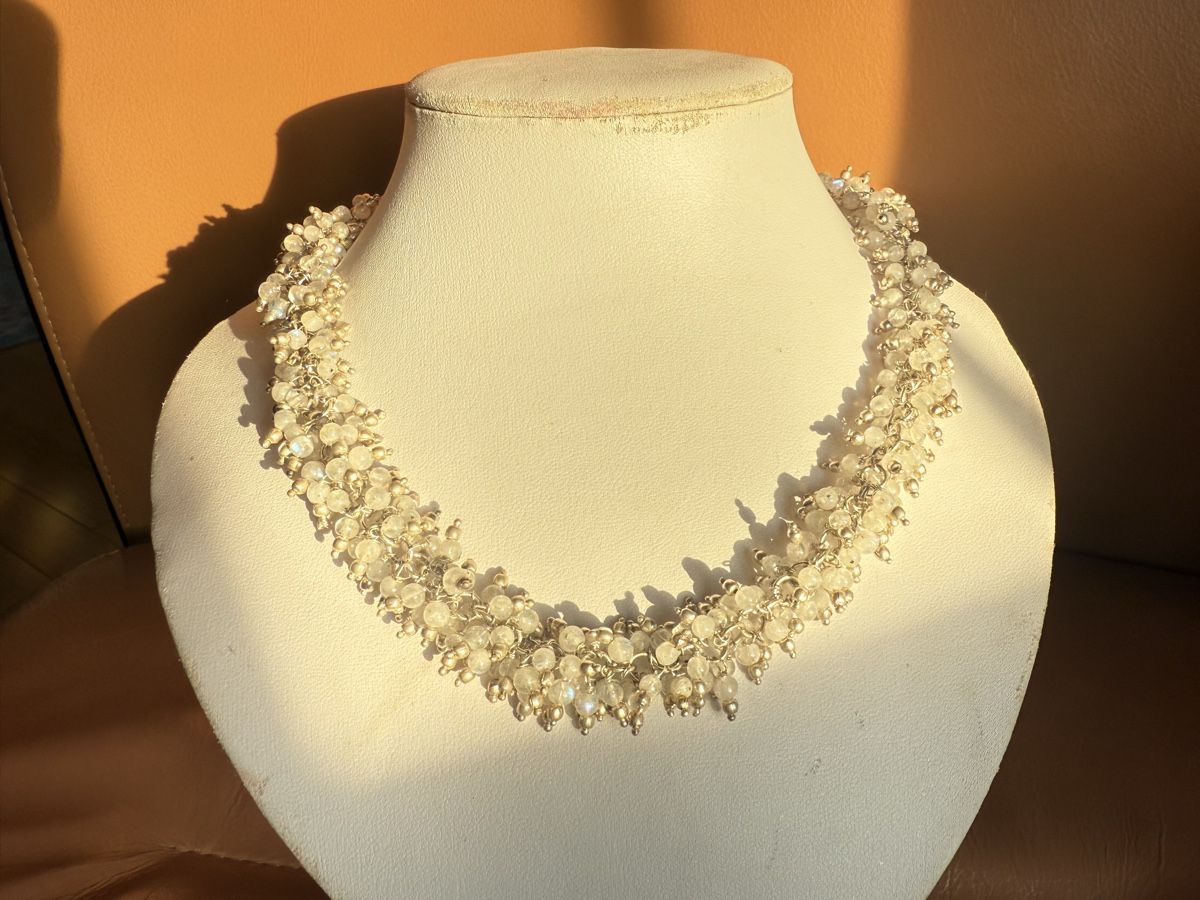 Catenine: Schöne Mondstein Kette NEU – Nuovo e nell'imballaggio originale da Basel venduto da Chili007 6