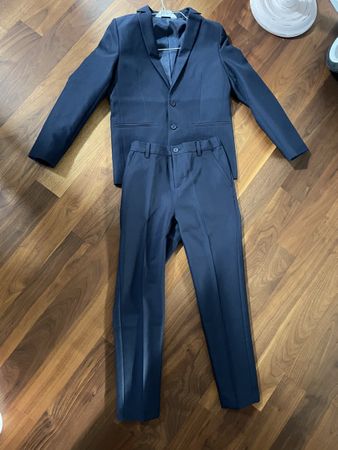 H&M Anzug Gr. 140, Marineblau - neuwertig