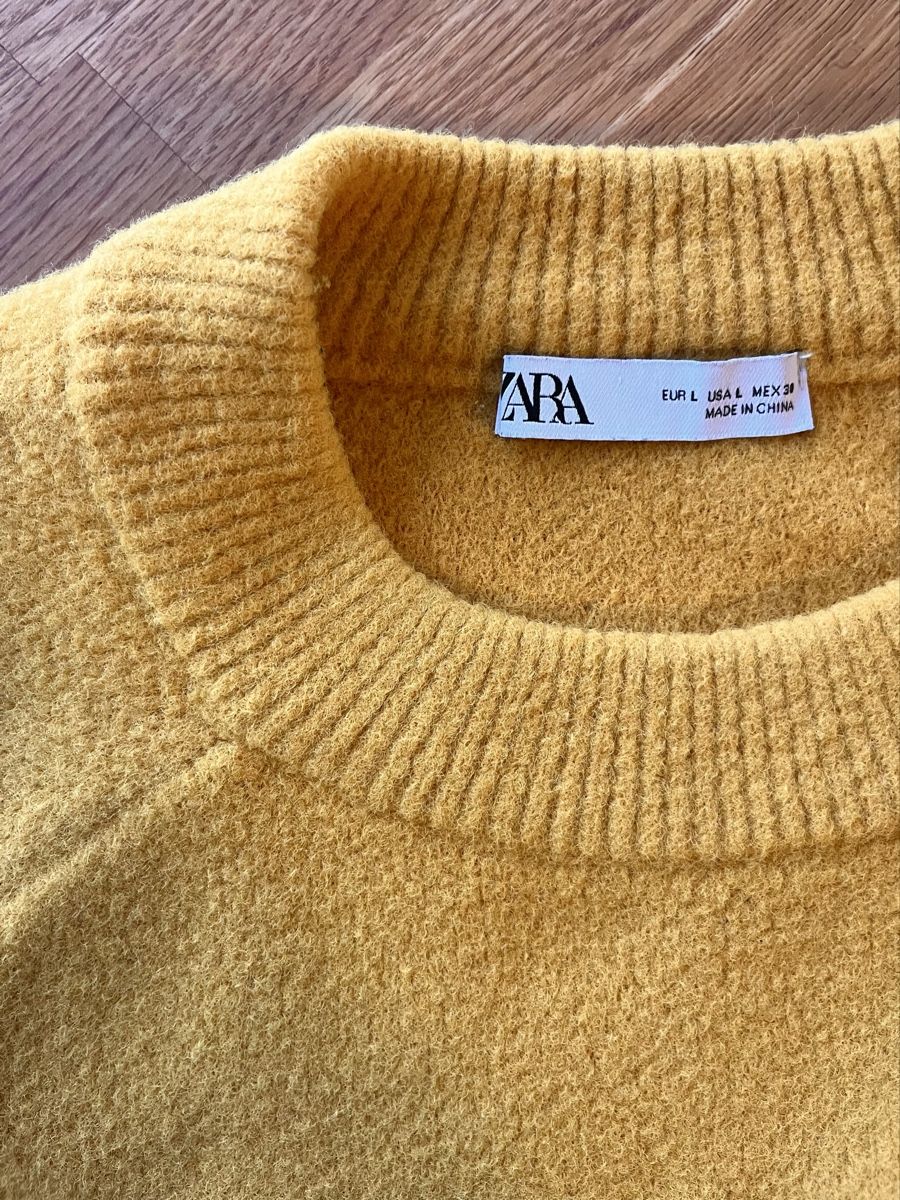 Zara Pullover & Sweatshirts: Bequemer gelber Damenpullover, Zara, Gr. L – Gebraucht aus Zürich von me_t7e4 2