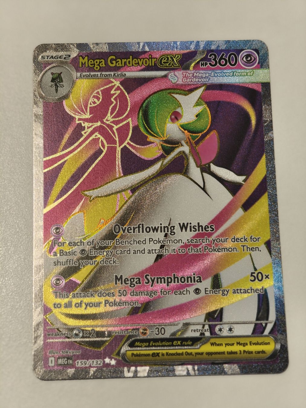 Pokémon Carte collezionabili: Mega Guardevoir EX 159/132 EN – Nuovo (secondo la descrizione) da Therwil venduto da Cordachu_Trade