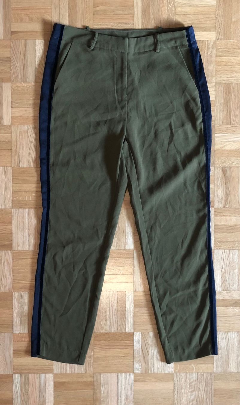 Hosen: navy-grüne Chinohose – Gebraucht aus Zürich von Platonium