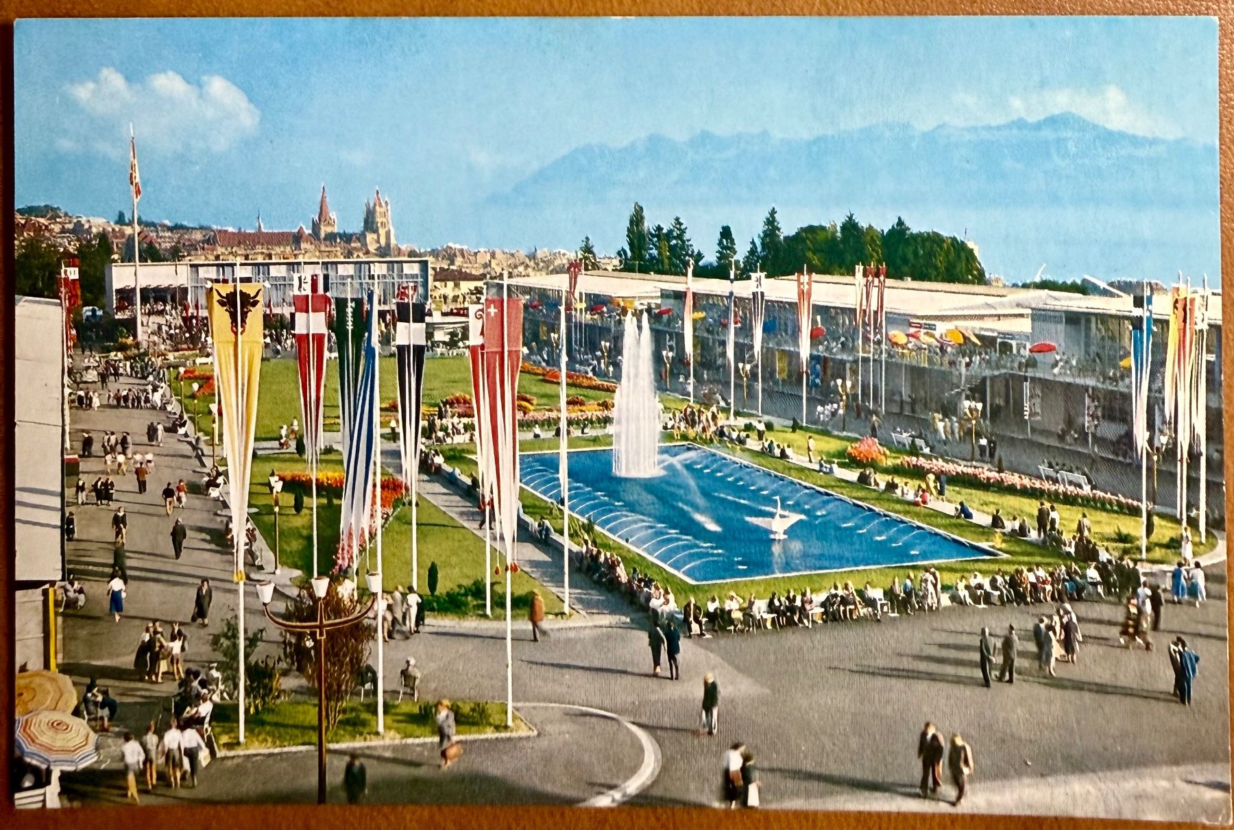 Ansichtskarten: Lausanne - Le comptoir  Suisse 1957 – Gebraucht aus Lutry von Ediego