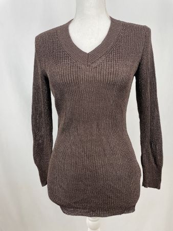 JUST WOMAN Pull en maille marron