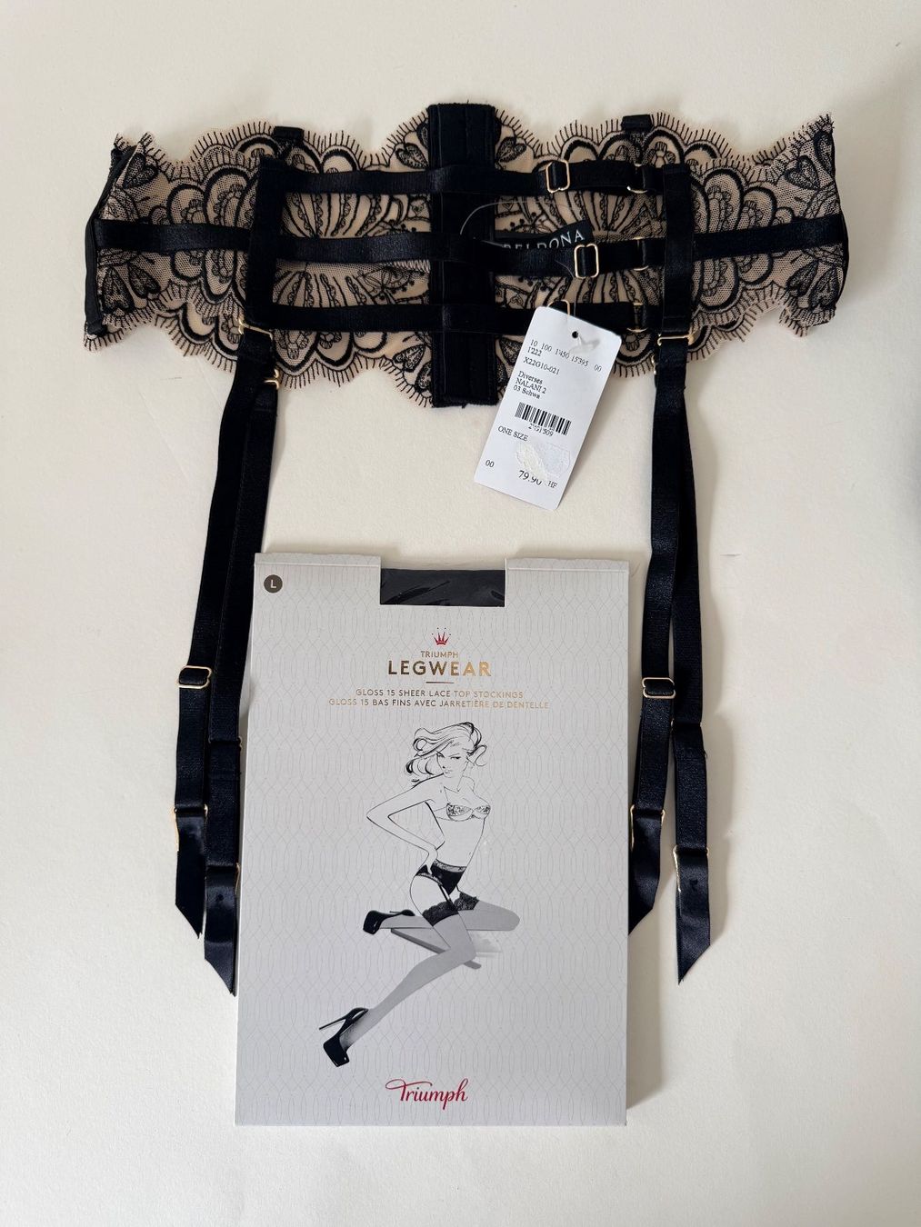 Beldona Sonstige Unterwäsche: BELDONA, Strapsgürtel NALANI, Grösse One Size, inkl Strümpfe – Neu und originalverpackt aus Rudolfstetten von gst_g7xl