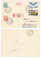 Lettre de Uzwil BPA A162 pour Schaffhausen le 27.VI.38