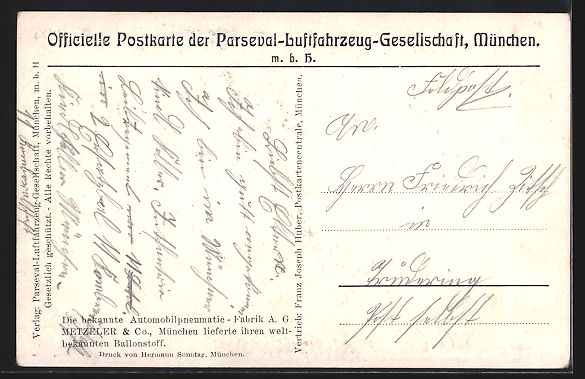 Foto & Poster: Porträt von Graf Zeppelin, Zeppelin üb – Usato da Berlin venduto da bartko-reher 1