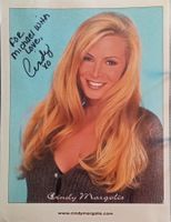 Cindy Margolis Autogramm signiert Foto 20x25cm US-Model