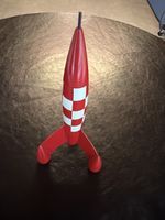 Tintin Rakete rot-weiss kariert Sammlerstück Zustand gut