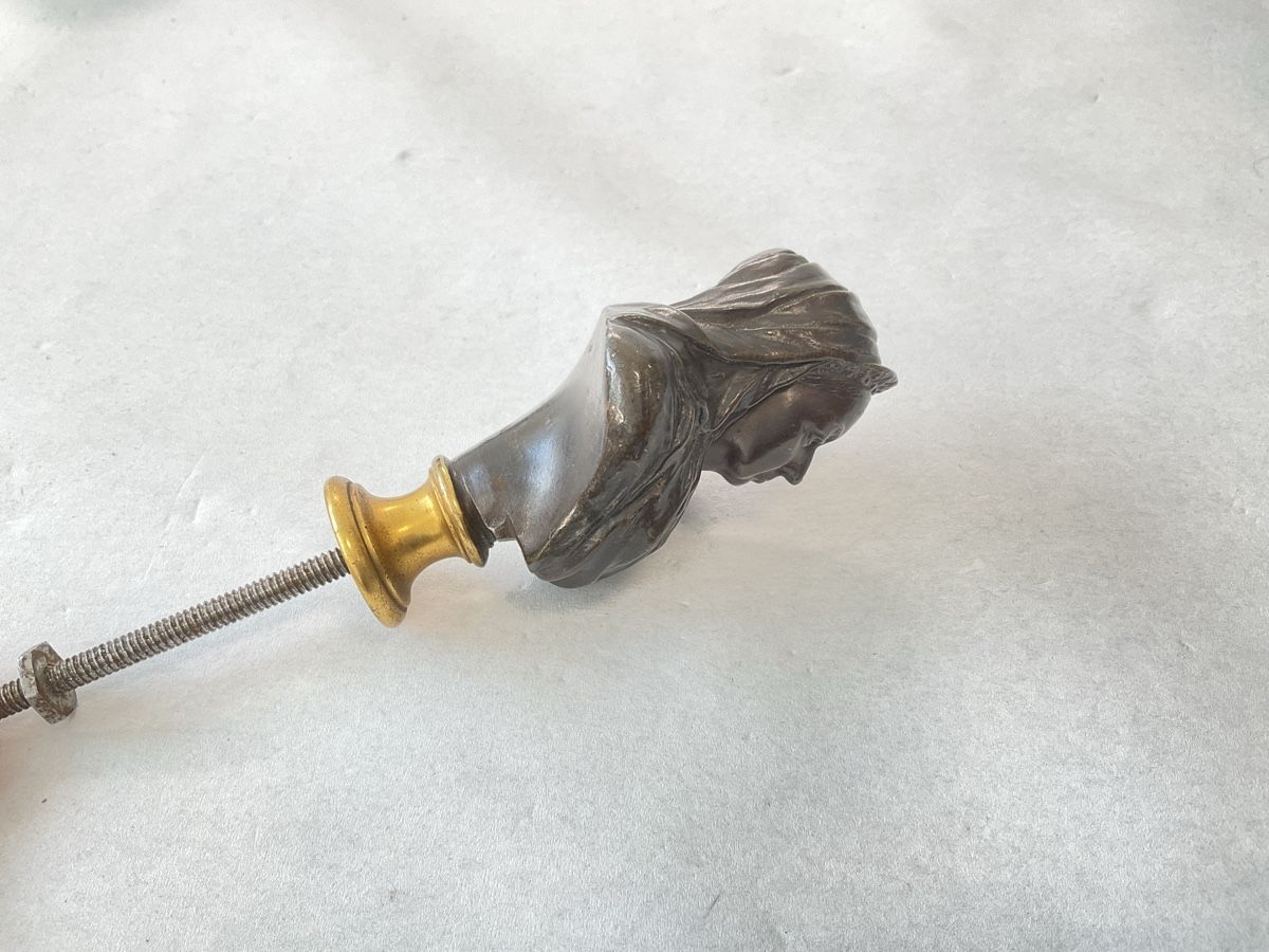 Sculture & Statue: Ancien buste, signé  – Usato da Malleray venduto da Robot12 4