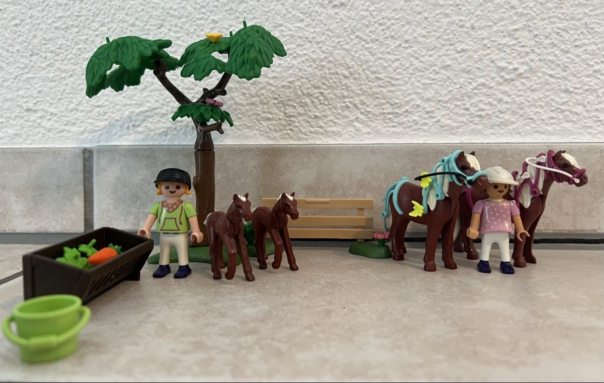 Playmobil Giocattoli: Playmobil Set - Pferde mit Reitern – Usato da Urdorf venduto da silu_80