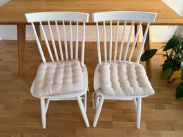 2 Stühle weiss (Maisons du Monde)