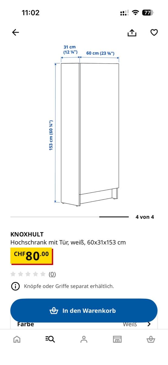 Schränke: IKEA Knoxhult Schrank 2 – Gebraucht aus Bern von cor_9b8d 3