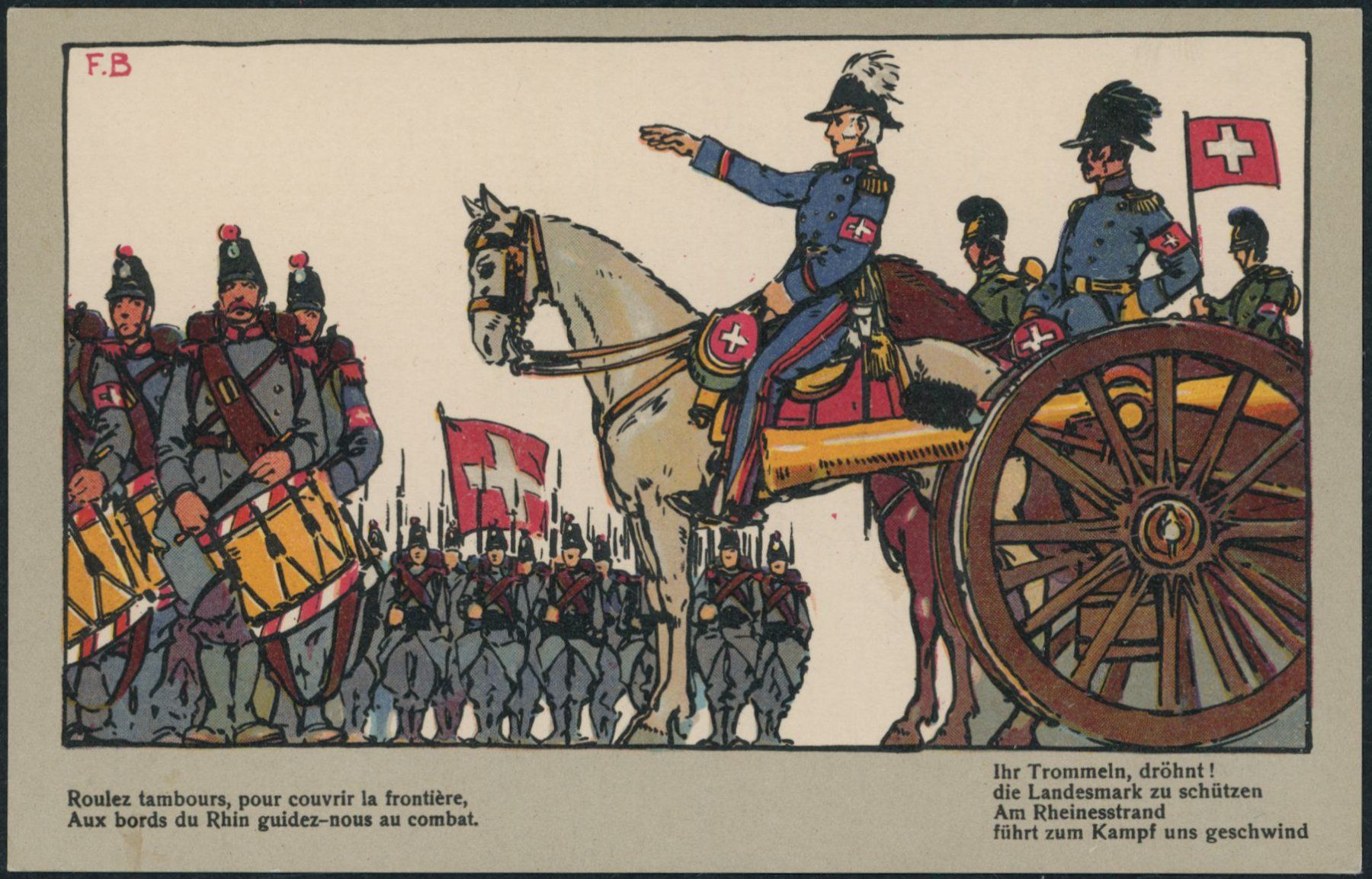 Alle Briefmarken: CH Pro Patria - Bundesfeierkarten - Mitläufer - Litho – Neu (gemäss Beschreibung) aus Schindellegi von leecollect