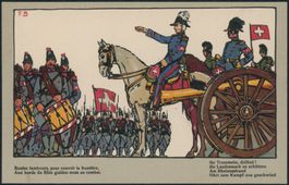 CH Pro Patria - Bundesfeierkarten - Mitläufer - Litho