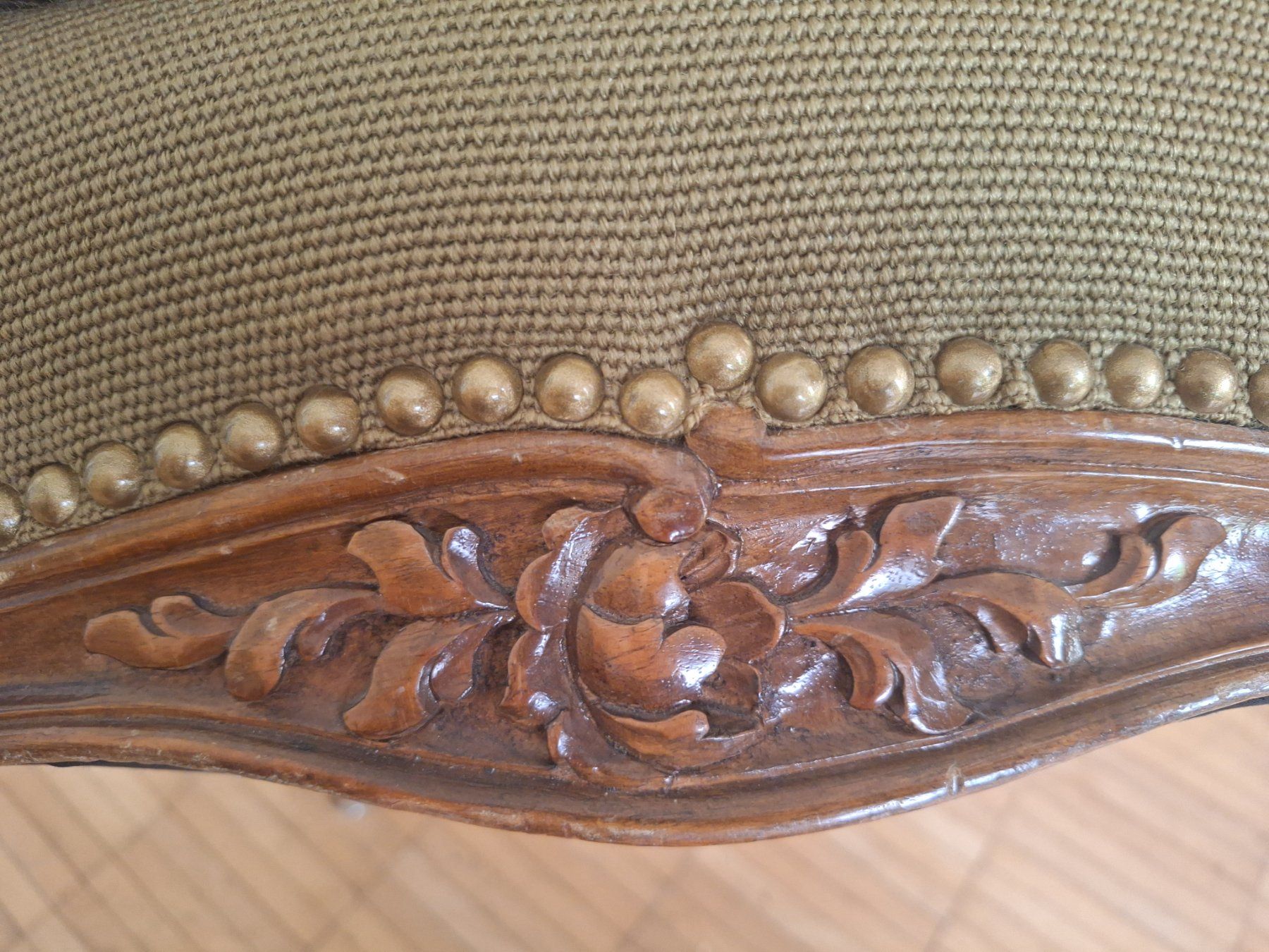 Fauteuils: Sessel bestickt mit Blumenmuster Antik – D'occasion à Pfungen par Purzeleiche 4