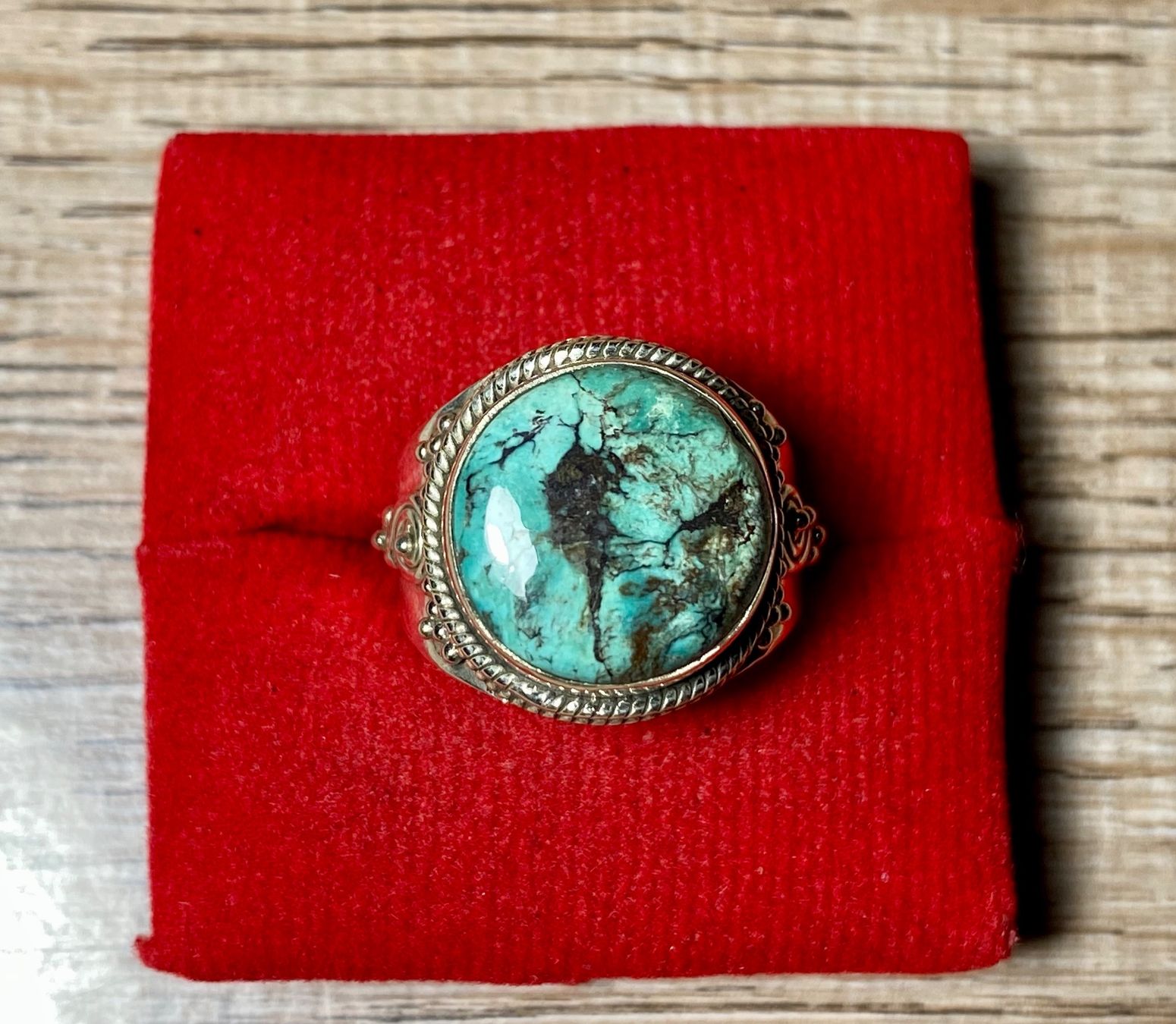 Anelli: 925 Silberring mit natürlichem Türkis – Nuovo e nell'imballaggio originale da Laax venduto da Kiki_Kingdom3 7