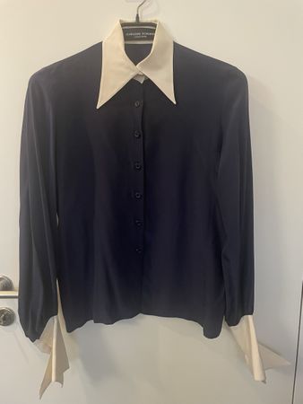 Jean-Louis Scherrer Seidenbluse - Gr. M
