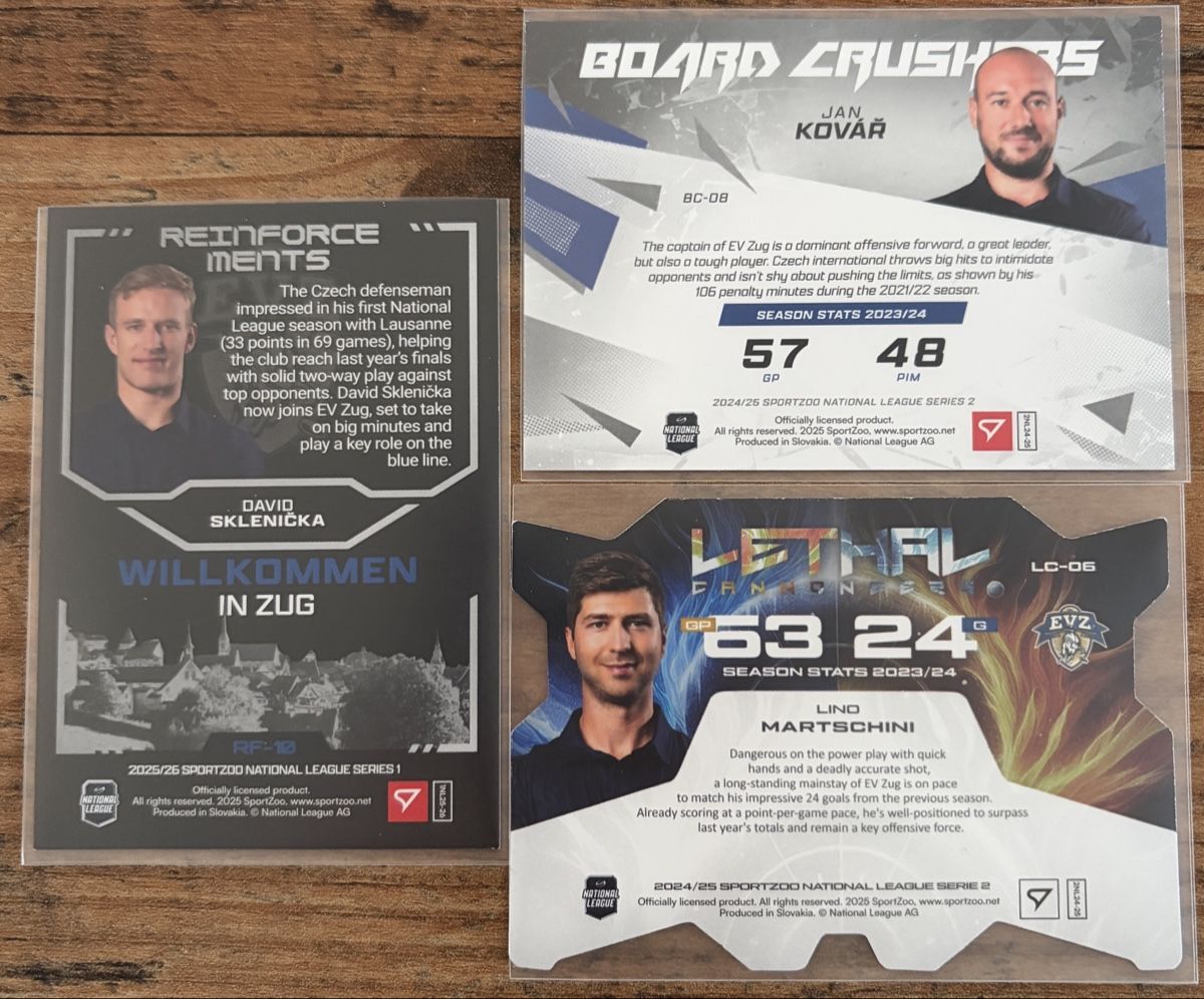 Sportzoo Carte collezionabili: Lino Martschini / Jan Kovar / David Sklenicka – Nuovo (secondo la descrizione) da Granges-Paccot venduto da Baeri1741 1