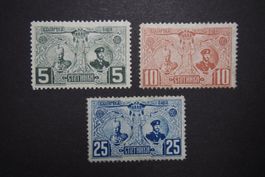 1907 MiNr. 66 - 68  Bulgarien*