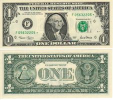1 Dollar  2001 star unz bankfrisch