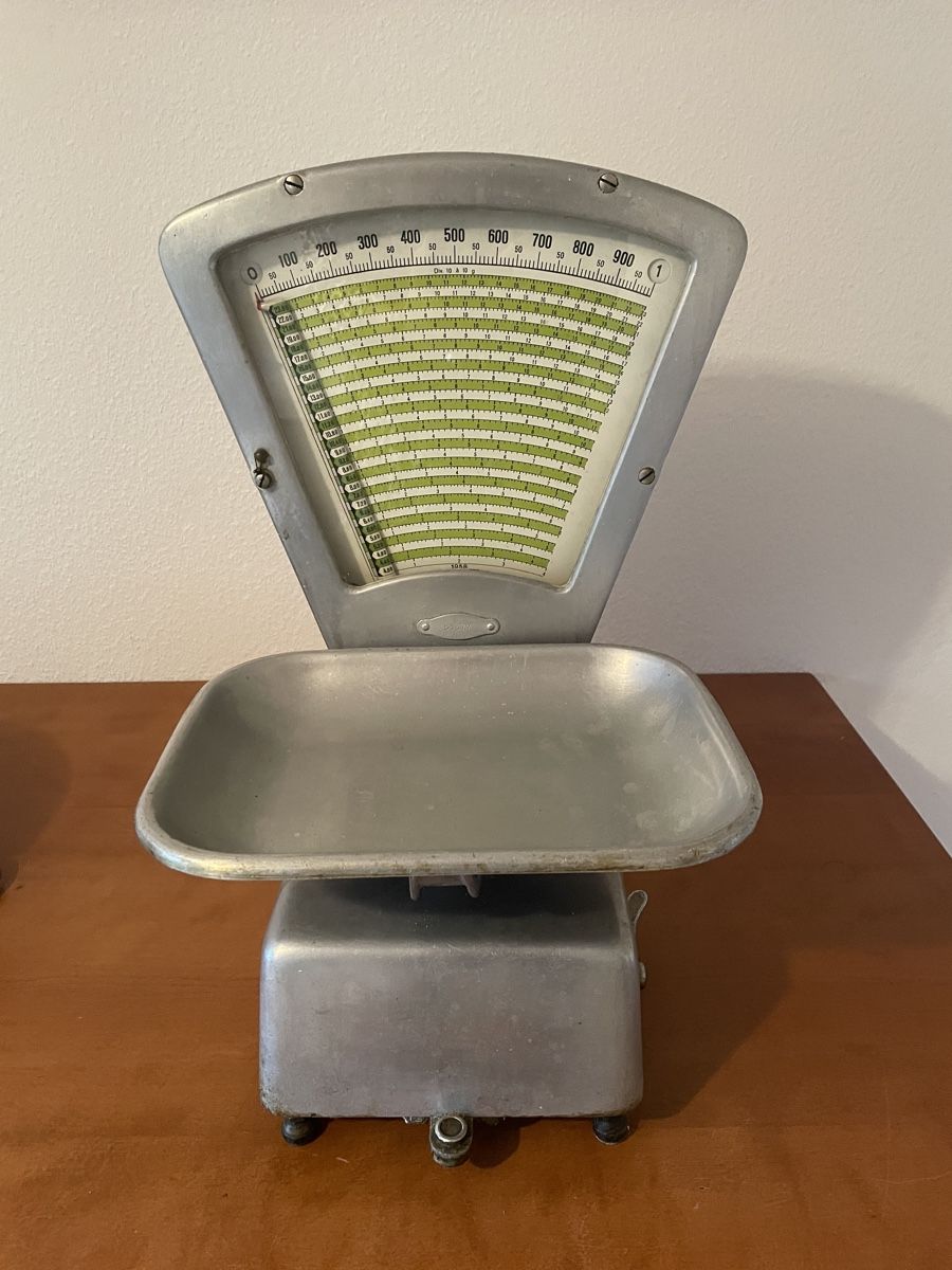 Busch Bilance e pesi: Busch Waage Typ 420, 1958, gebraucht – Usato da Gelterkinden venduto da highfligh