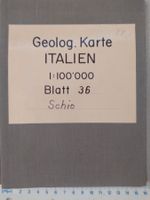 Geologische Karte Italien 1:100'000 Blatt 36 Schio