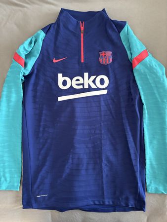 FC BARCELONA TRAINING PULLOVER NIKE MESSI FUSSBALL
