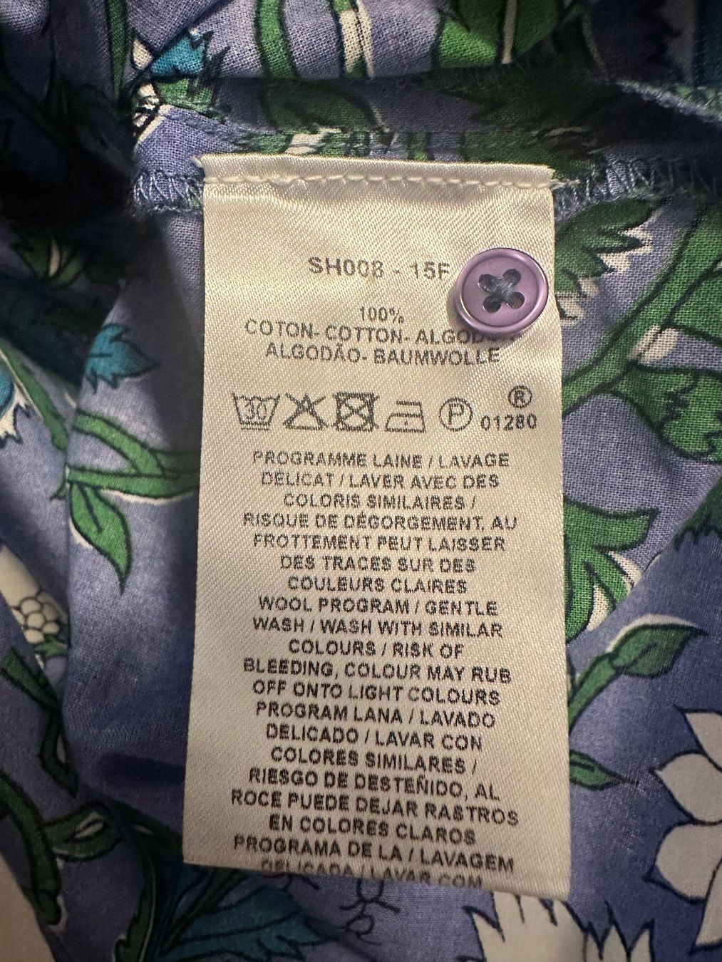 Caroll Camicette: Caroll Bluse mit Blumenmuster blau Grösse 40 – Usato da Bülach venduto da Jubet 3