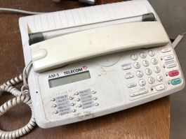 Fax Telefax PTT-Fax Thermopapier