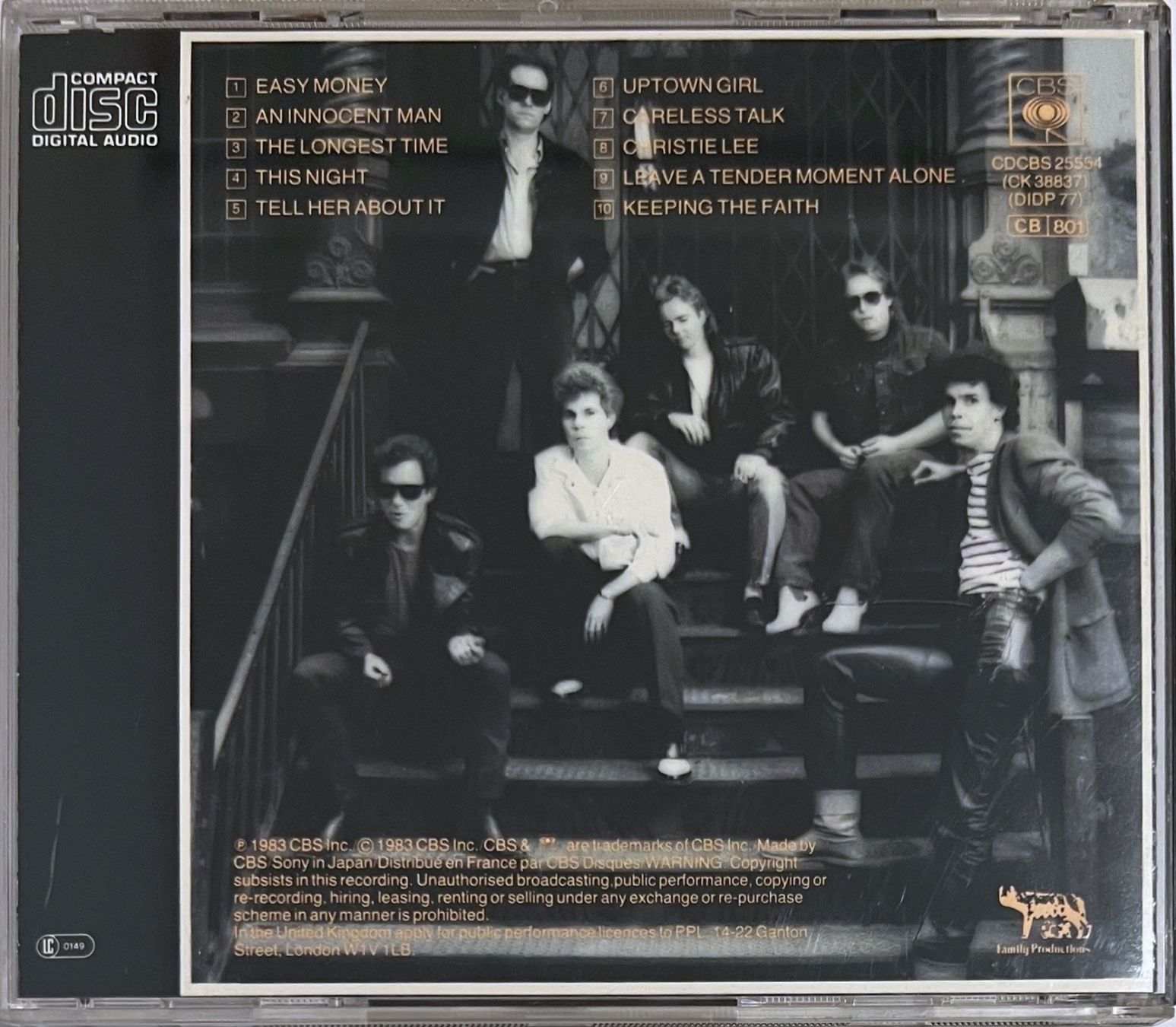CD: Billy Joel – An Innocent Man – Usato da Martigny venduto da jereq 1