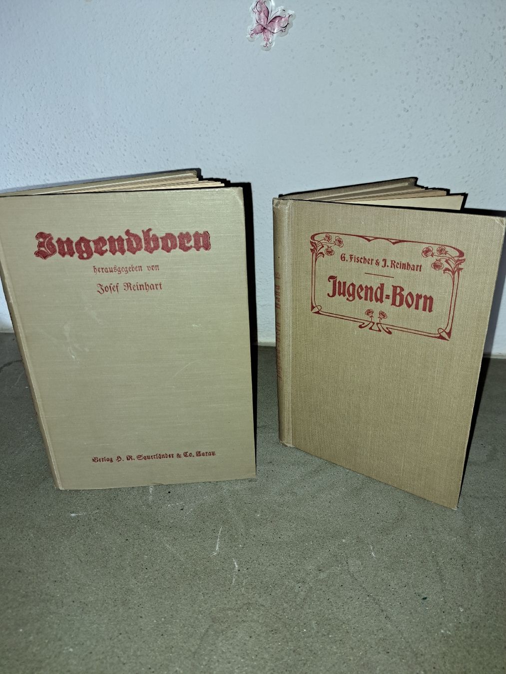 Libri: Jugendborn 1924 & 1939, alte Schweizer Schulbücher,  – Usato da Kölliken venduto da Upcycling-by-Mc-TAM