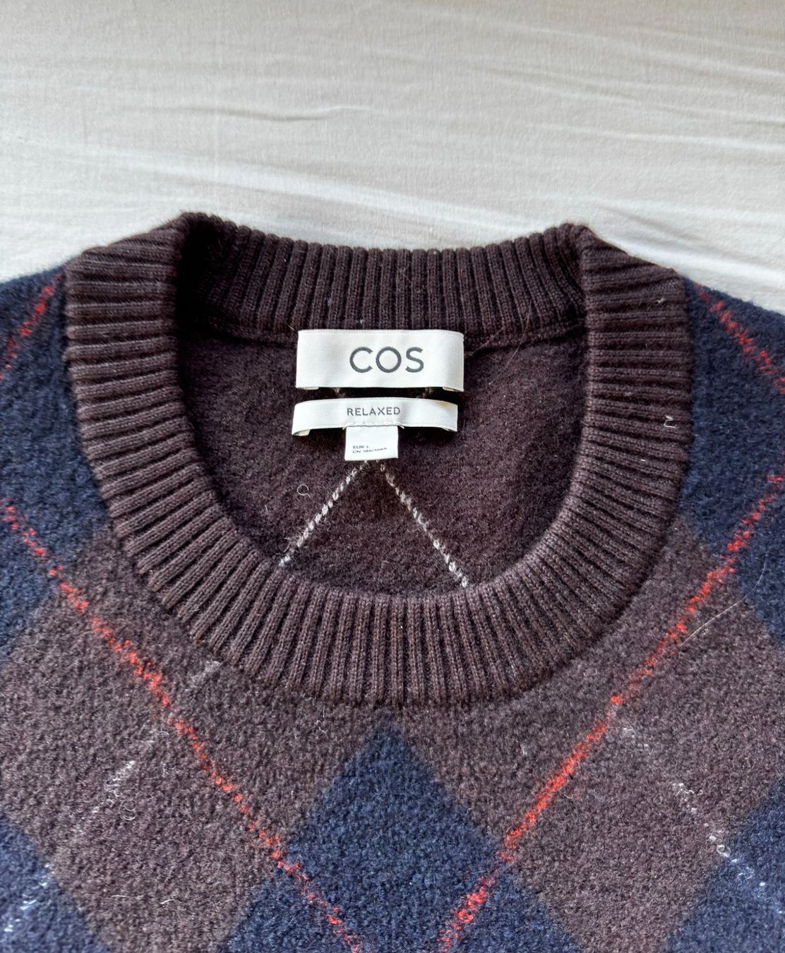 Cos Maglioni & Felpe: COS Pullover 100% Wolle, Argyle, L – Usato da Vilters venduto da Sidsel_M 1