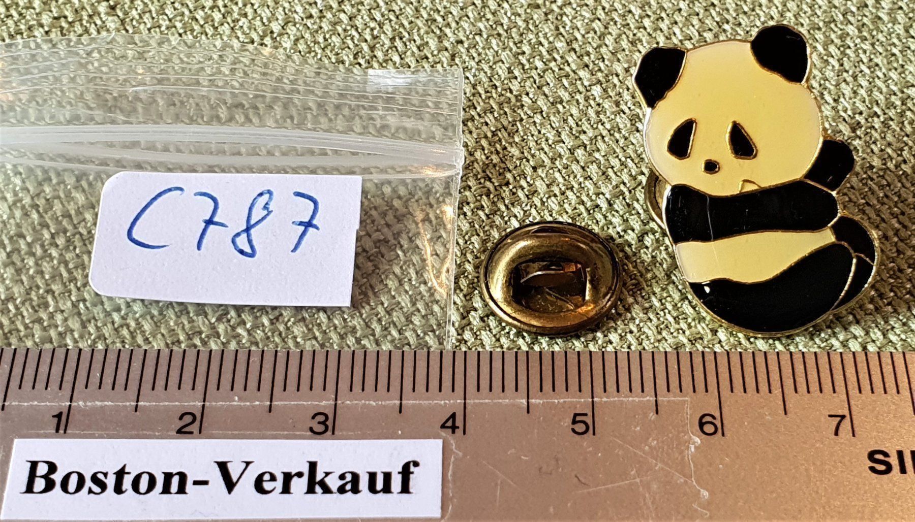 Placchette & Badge: C787 - Pin Panda Bär Tier – Usato da Reinach BL venduto da Boston-Verkauf 2